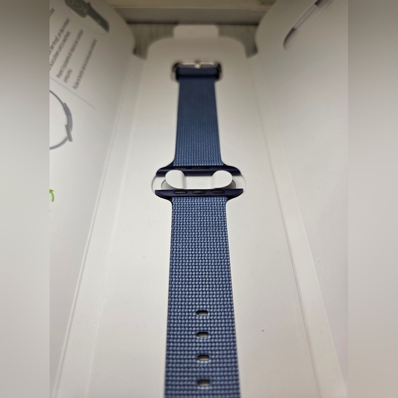 Navy Blue 42mm Apple Watch Band Strap - Picture 3 of 9